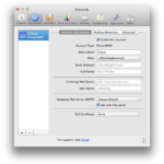 Apple Mail – Exchange – Accounts